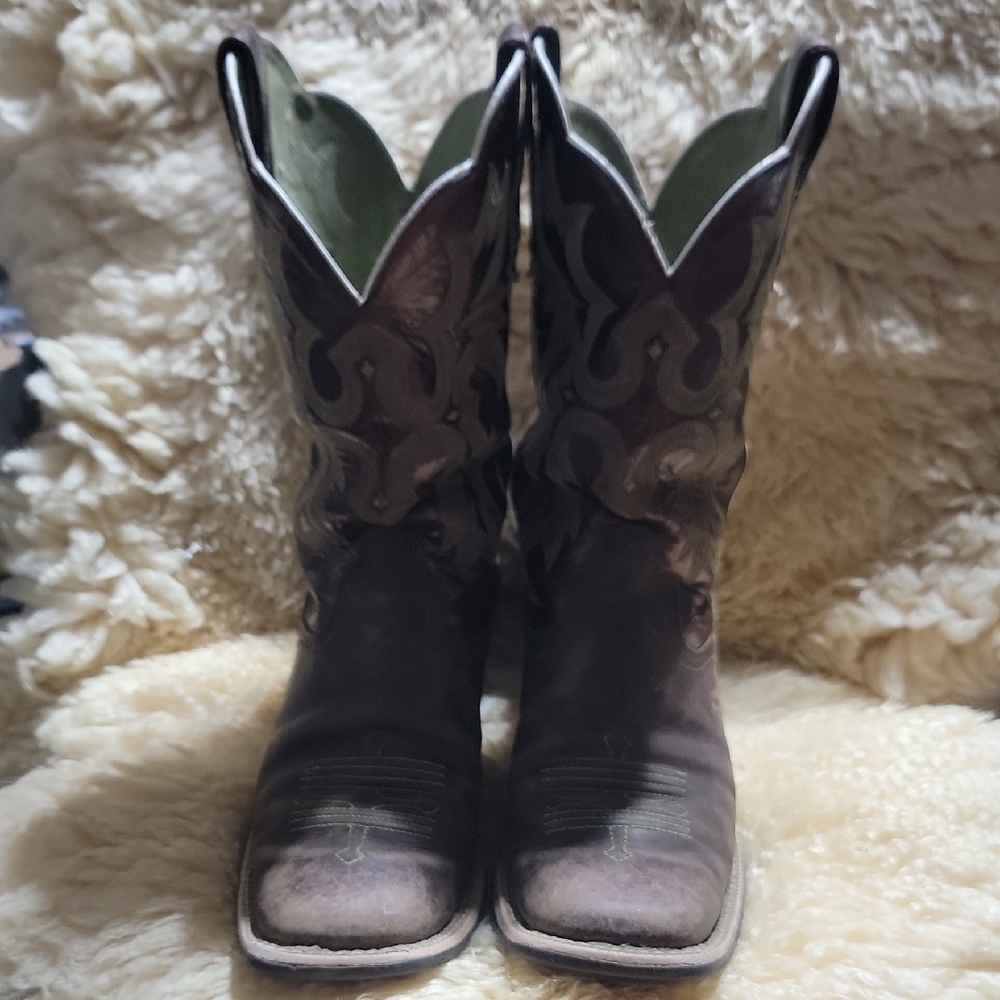 Ariat Brown Western Heeled Boots